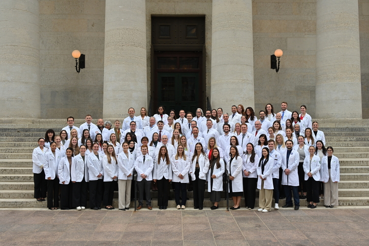 Ohio PA Advocacy Day 2025 Group White Coat Photo